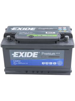 Аккумуляторная батарея Exide 85 А/ч Premium EA852, обратная полярность