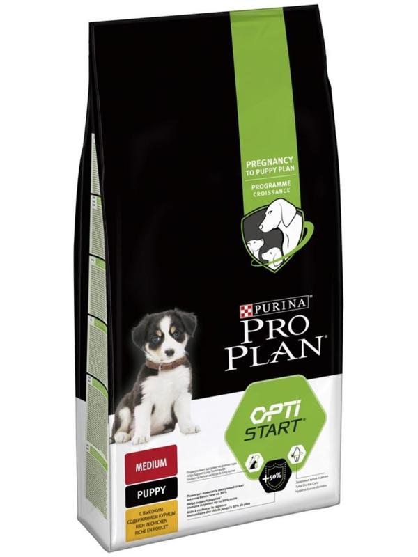Сухой корм PRO PLAN для щенков, курица/рис, 12 кг