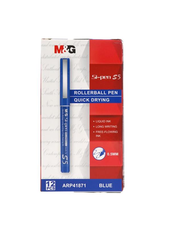 Роллер M&G S5, диаметр шарика 0,5 мм, цвет чернил синий