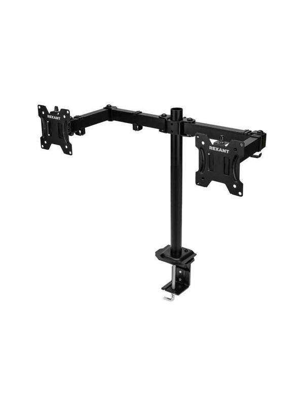 Кронштейн Rexant офис (38-0356) для 2 мон 13-32, одно колено, настольный