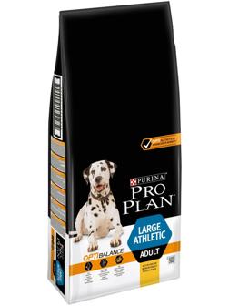 Сухой корм PRO PLAN для собак крупных пород атлетического телосложения, курица, 14 кг