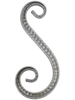 Волюта Т15-225-95-60 с декоративным прокатом Грань Ар-Деко