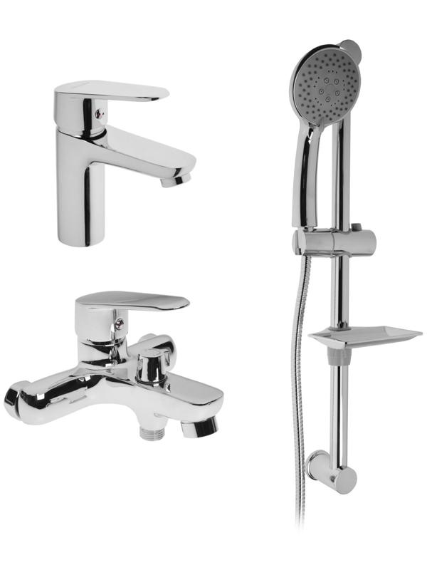 Набор смесителей Accoona A2669, для раковины, для ванны, стойка для душа, латунь