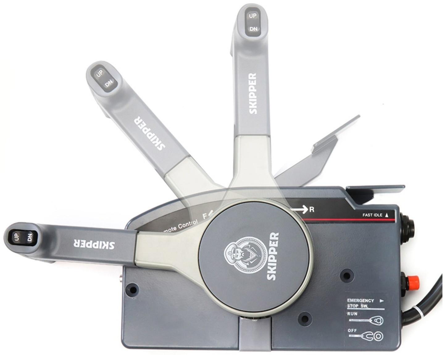 Пульт ДУ Yamaha 703, с кнопкой гидроподъема, тянет газ, OEM 703-48272-12-00