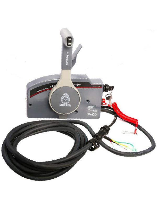 Пульт ДУ Yamaha 703, с кнопкой гидроподъема, тянет газ, OEM 703-48272-12-00