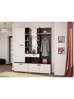 Прихожая Инес 2, 1770х2100х450, Венге/Сосна Лоредо