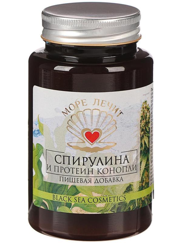 Пищевая добавка «Бизорюк», спирулина + протеин конопли, с новогодним стикером, 130 мл