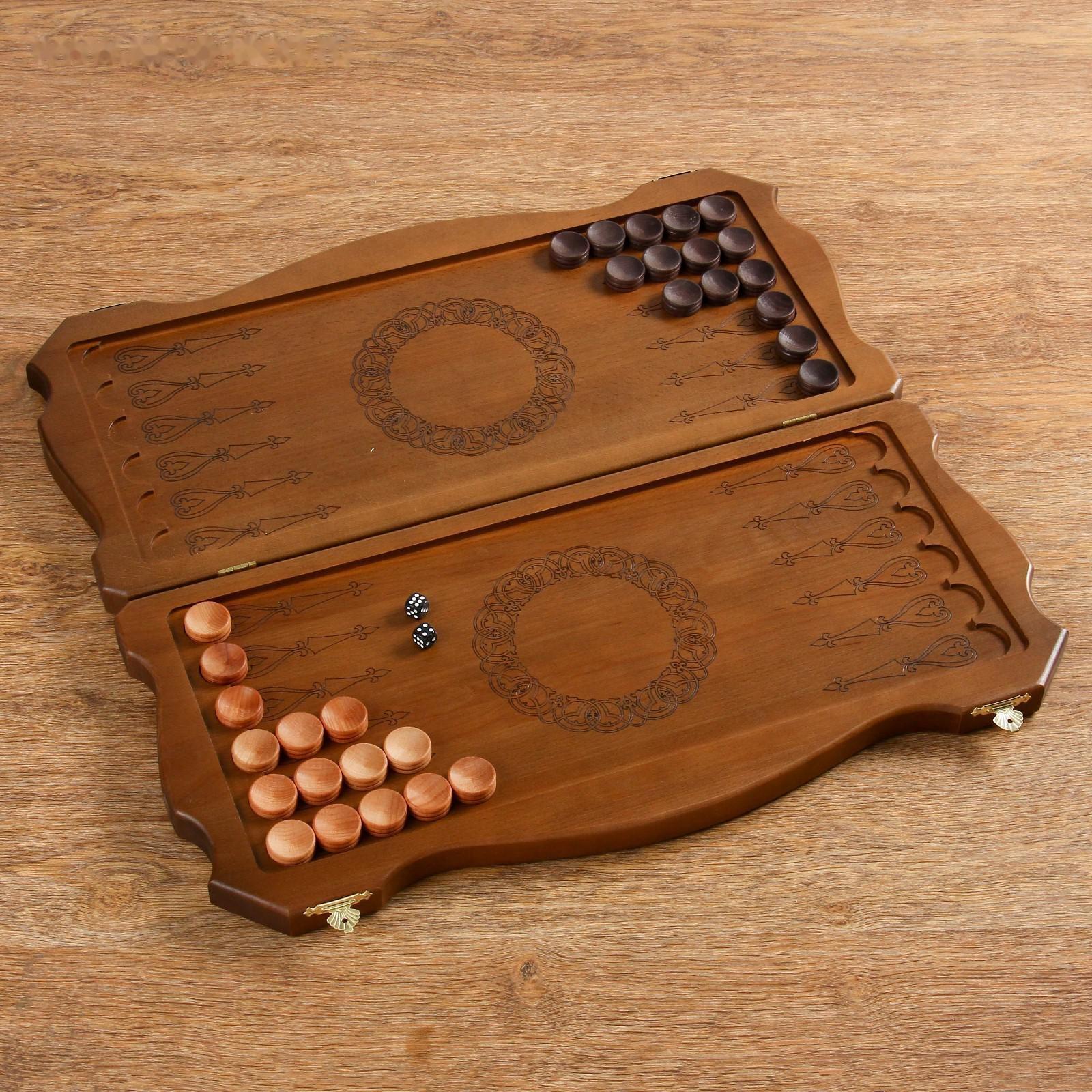 Нарды резные 