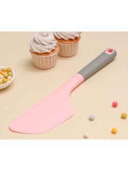 Шпатель силиконовый Доляна «Честер», 34×7,5×2 см, цвет МИКС