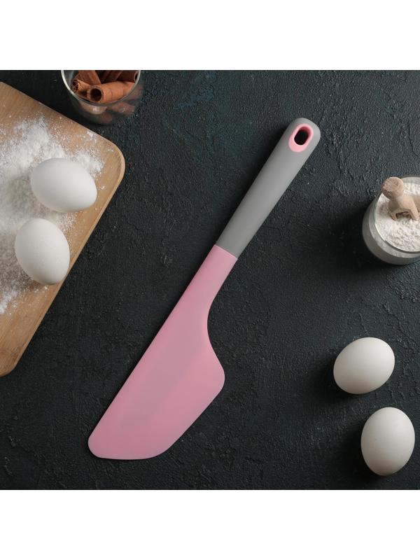 Шпатель силиконовый Доляна «Честер», 34×7,5×2 см, цвет МИКС