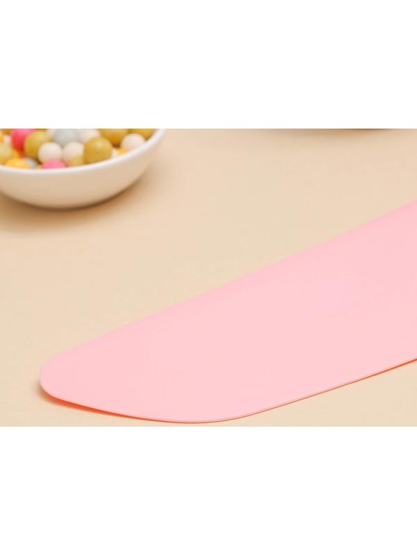 Шпатель силиконовый Доляна «Честер», 34×7,5×2 см, цвет МИКС