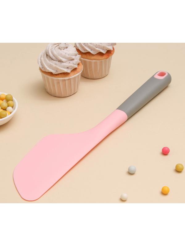 Шпатель силиконовый Доляна «Честер», 34×7,5×2 см, цвет МИКС