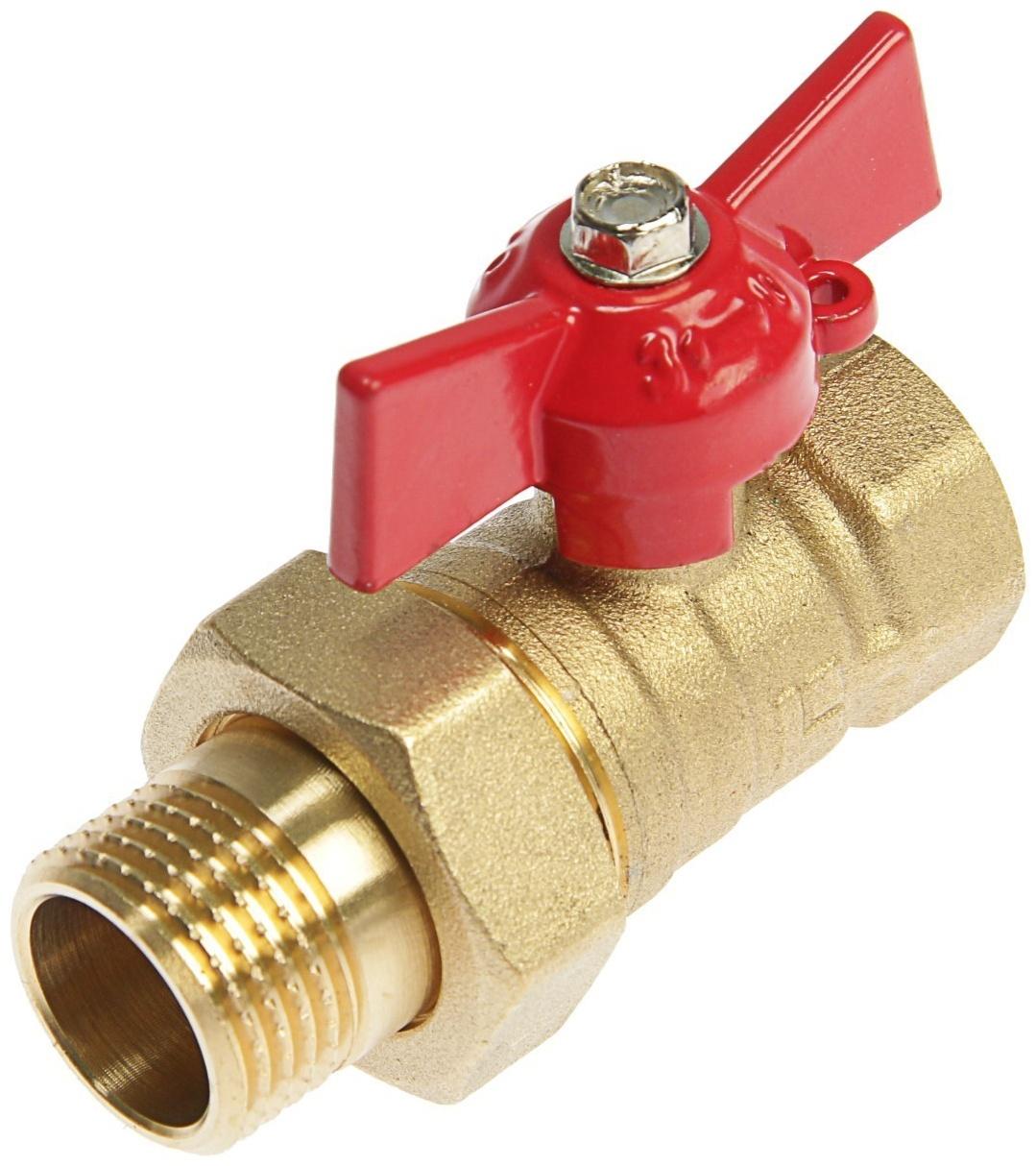 Кран шаровой ZEIN, с американкой, 1/2