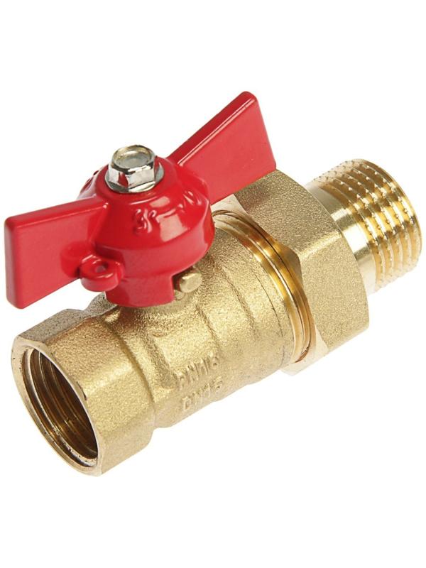 Кран шаровой ZEIN, с американкой, 1/2