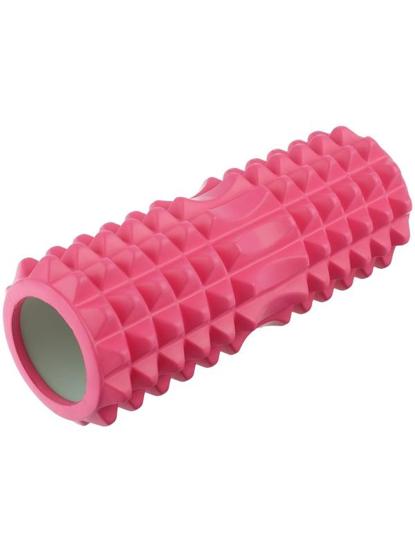 Роллер для йоги Sangh, массажный, 33х10 см, цвет розовый