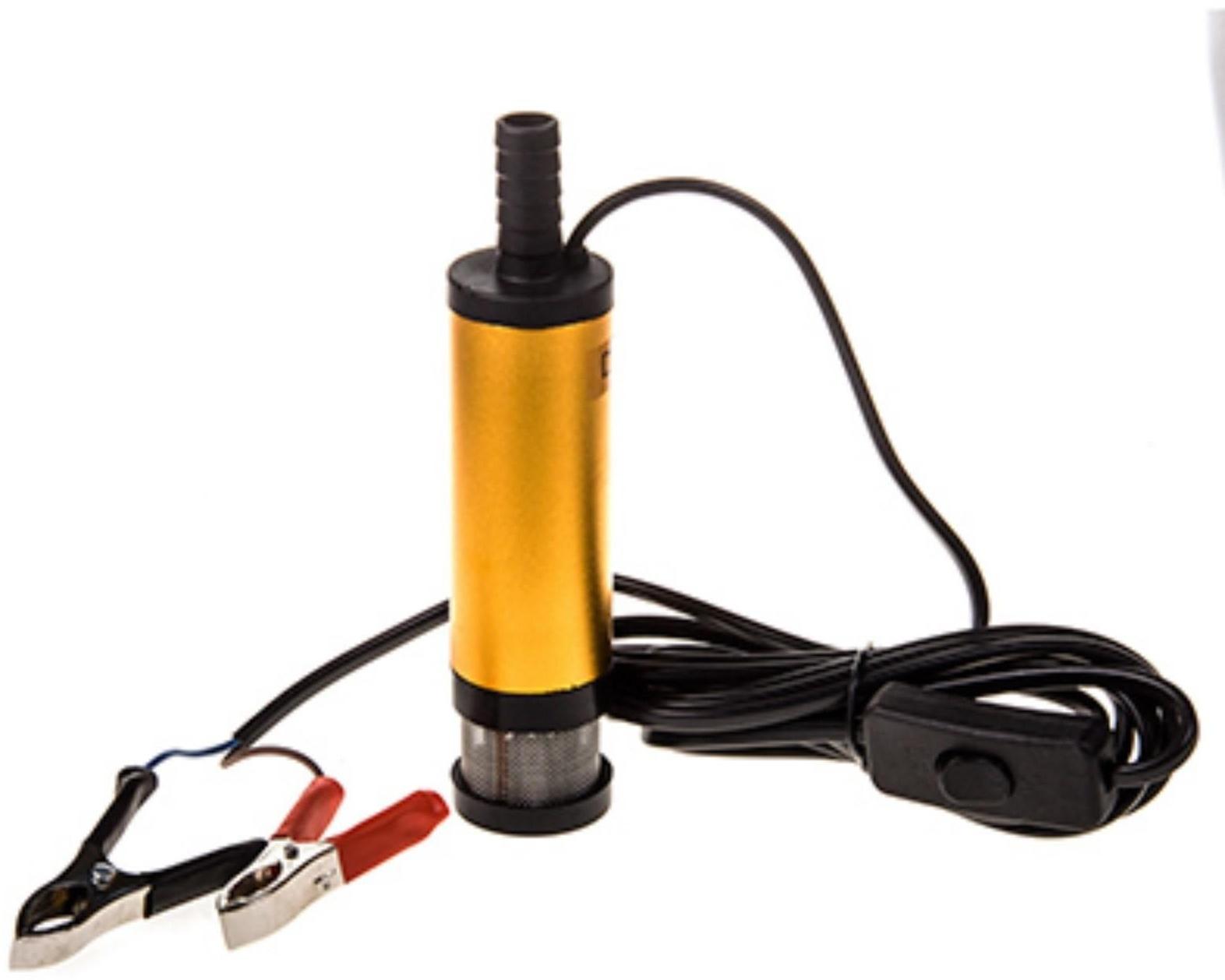 Насос перекачки топлива 24V для дизеля 38 мм 12 л/мин с фильтром Skyway, S08801004