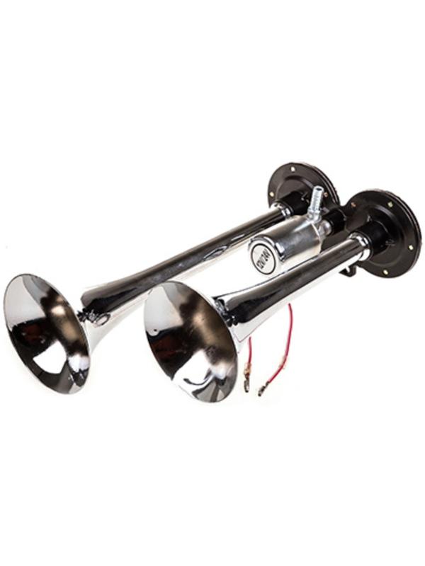 Сигнал звуковой Skyway NAUTILUS, воздушный, L=290/220 мм 12/24 В 120 Дцб, 10 А