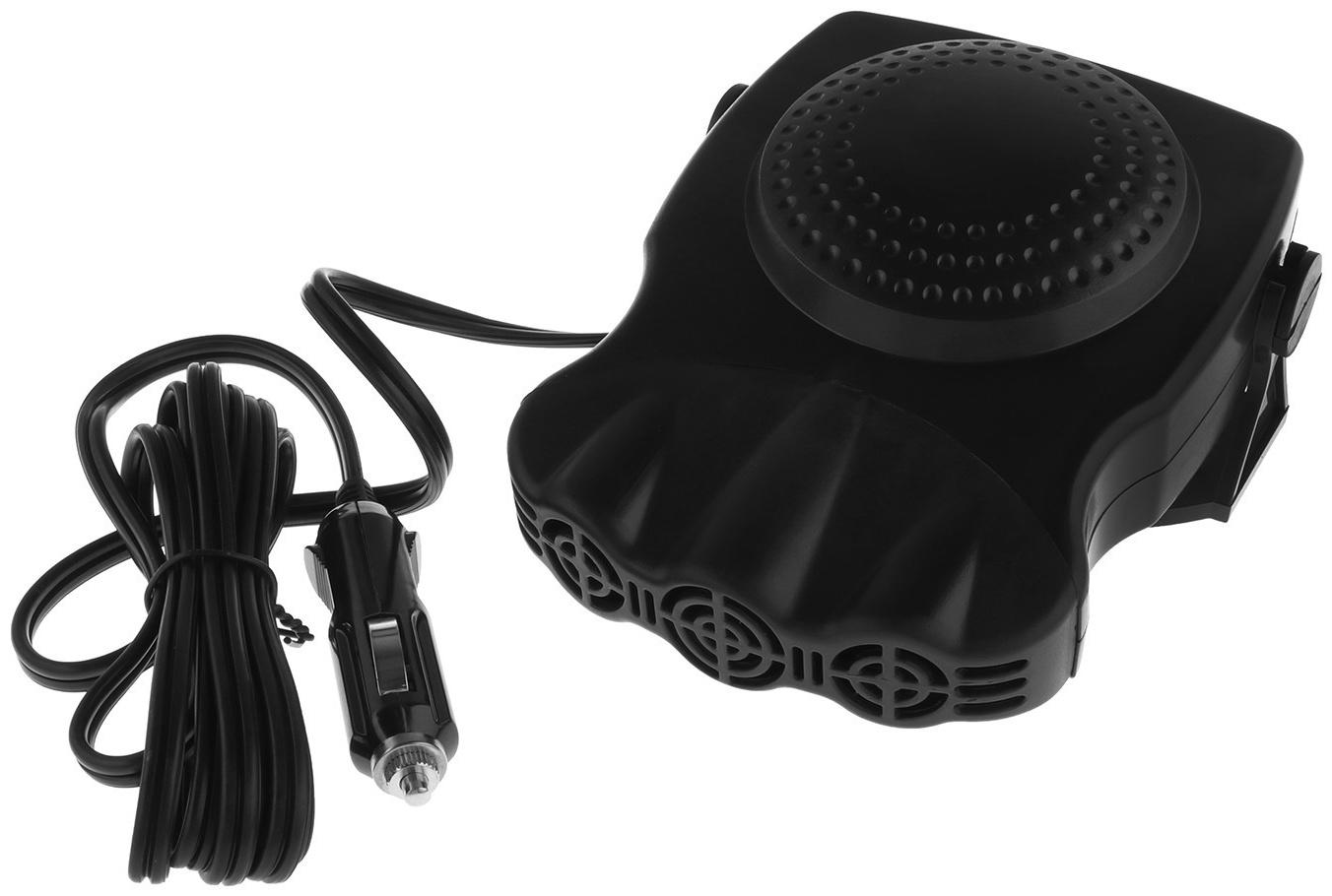 Тепловентилятор 12V Skyway в прикуриватель с керамическим нагревательным элементом, черный, S02501004