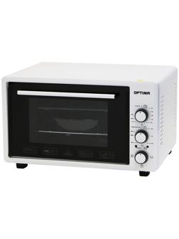 Мини-печь OPTIMA OF-36W, 1300 Вт, 36 л, таймер, 2 противня, белая