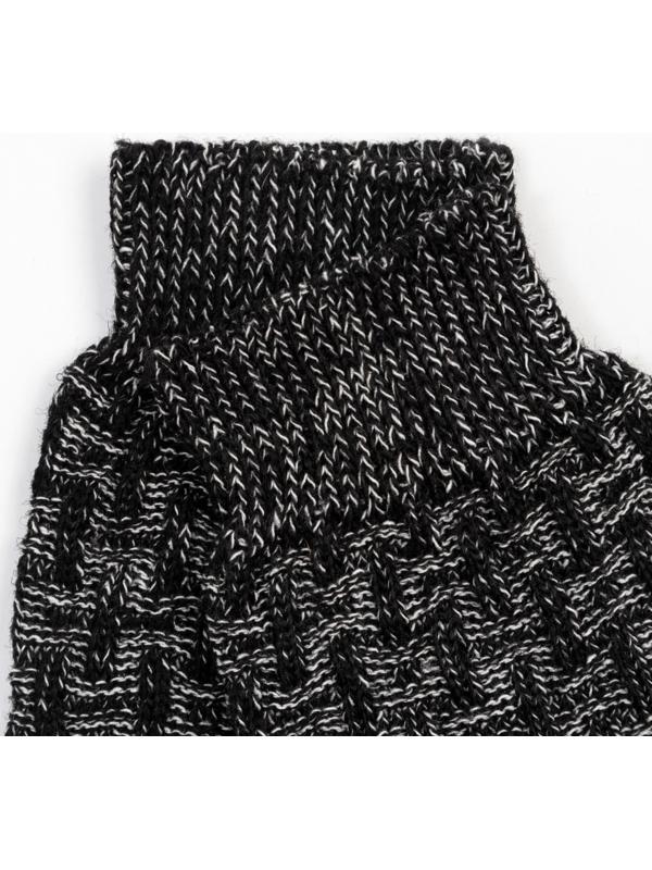 Носки мужские шерстяные, цвет чёрный, размер 27