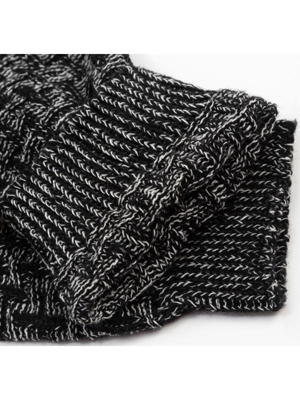 Носки мужские шерстяные, цвет чёрный, размер 29