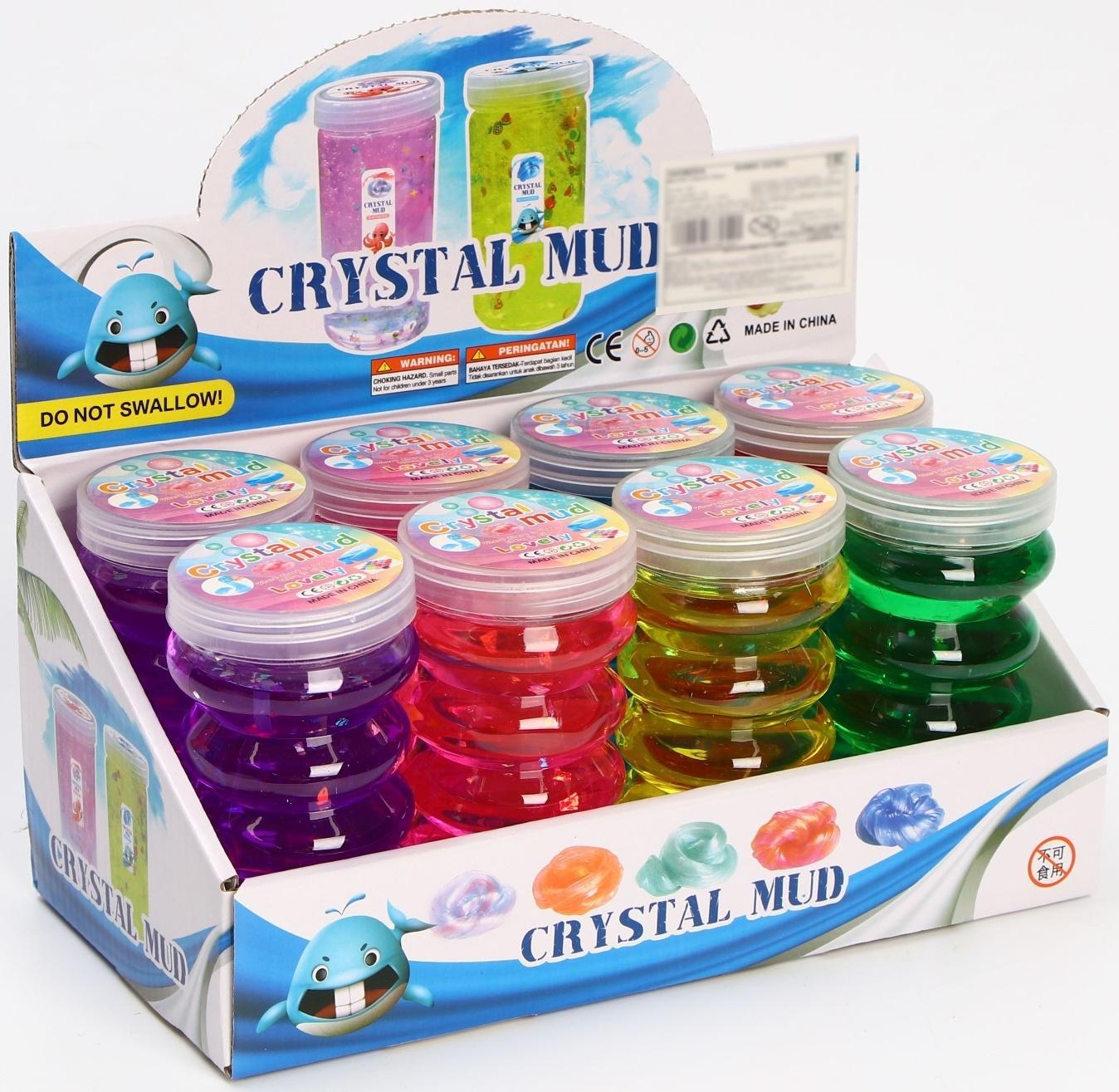 Лизун «Блеск», твёрдый, цвета МИКС