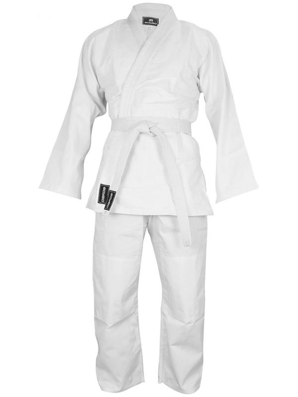 Кимоно для дзюдо 425 гр/м BoyBo, рост 130 см, цвет белый