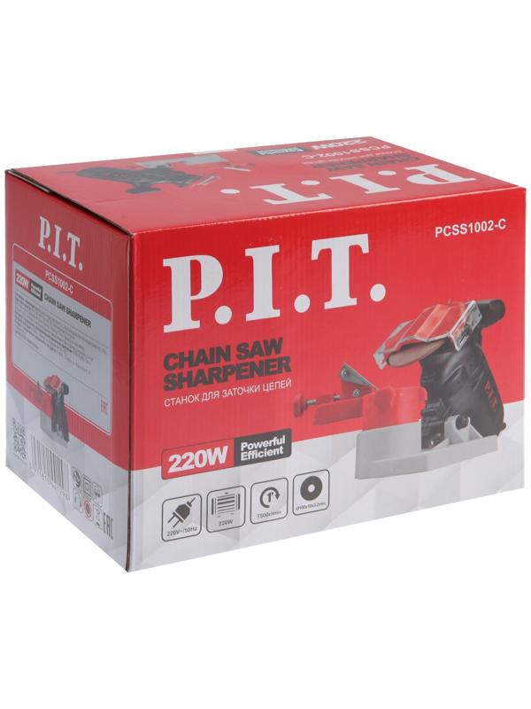 Станок для заточки цепи P.I.T. PCSS1002-C, 220 Вт, 7500 об/мин, 100х10х3.2 мм