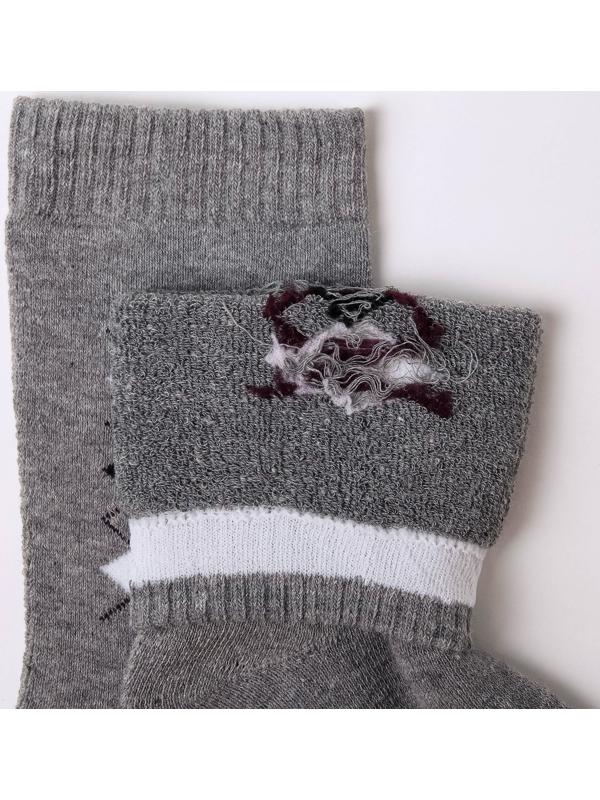 Носки мужские махровые, цвет серый, размер 27-29