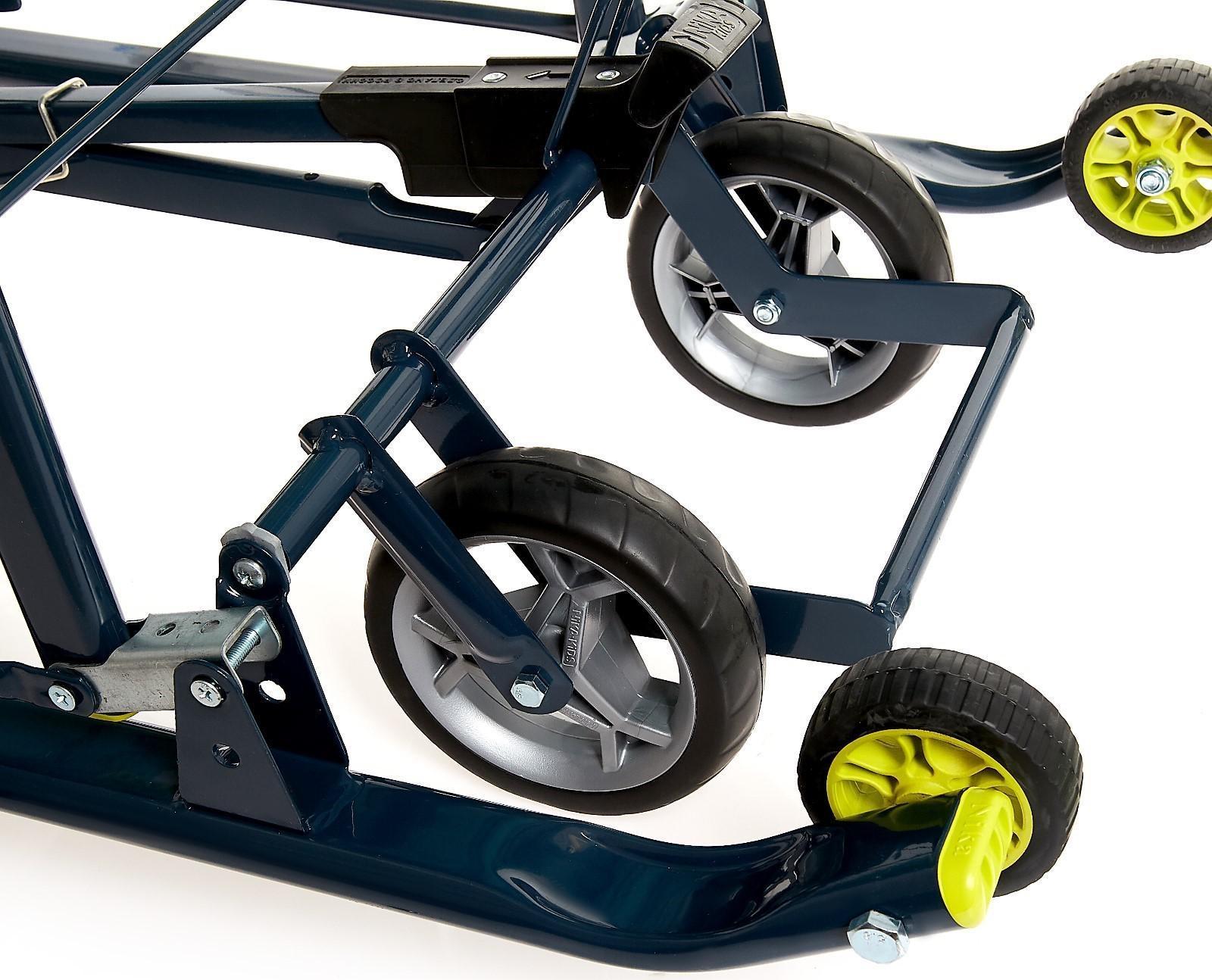 Санки-коляска «Ника Детям НД 7-7», дизайн в джинсовом стиле, цвет зелёный, с механизмом качания