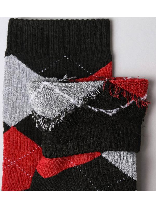 Носки мужские махровые, цвет чёрный, размер 25-27