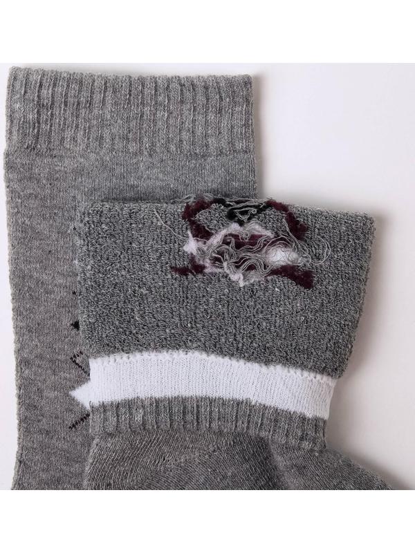 Носки мужские махровые, цвет серый, размер 25-27