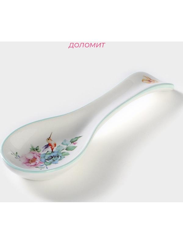 Подставка под ложку Доляна «Пташка», 22,5×7,5×2,5 см