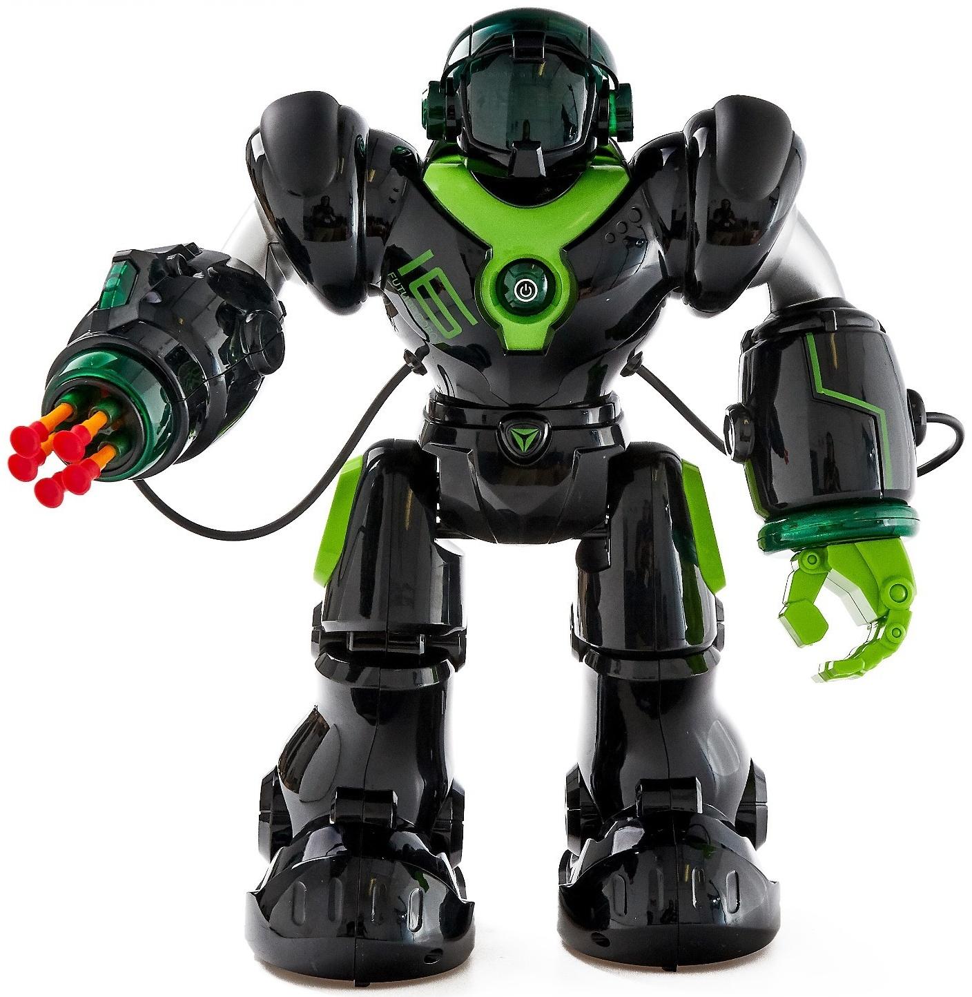 Робот радиоуправляемый «Патрульный», световые эффекты, русское озвучивание, цвет чёрный