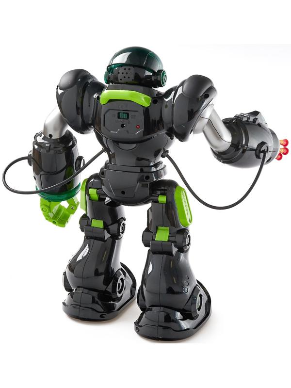 Робот радиоуправляемый «Патрульный», световые эффекты, русское озвучивание, цвет чёрный