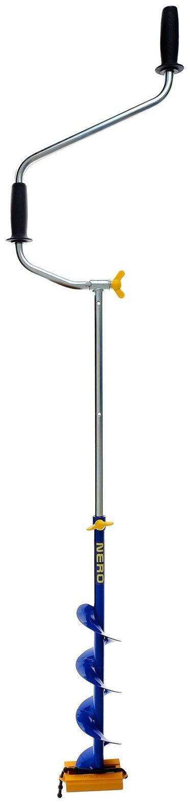 Ледобур NERO-MINI-110Т телескопический, L-шнека-0.36 м, L-транспортировочная 0.6 м, L-рабочая 1 м, 2.15 кг