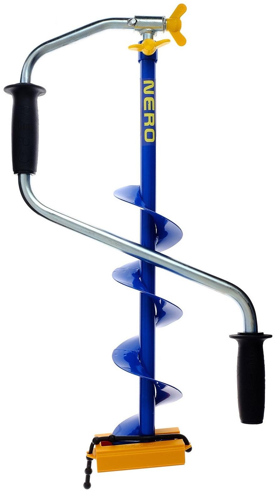 Ледобур NERO-MINI-110Т телескопический, L-шнека-0.36 м, L-транспортировочная 0.6 м, L-рабочая 1 м, 2.15 кг