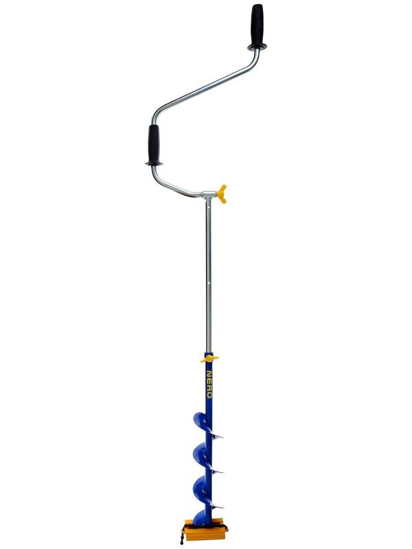 Ледобур NERO-MINI-110Т телескопический, L-шнека-0.36 м, L-транспортировочная 0.6 м, L-рабочая 1 м, 2.15 кг