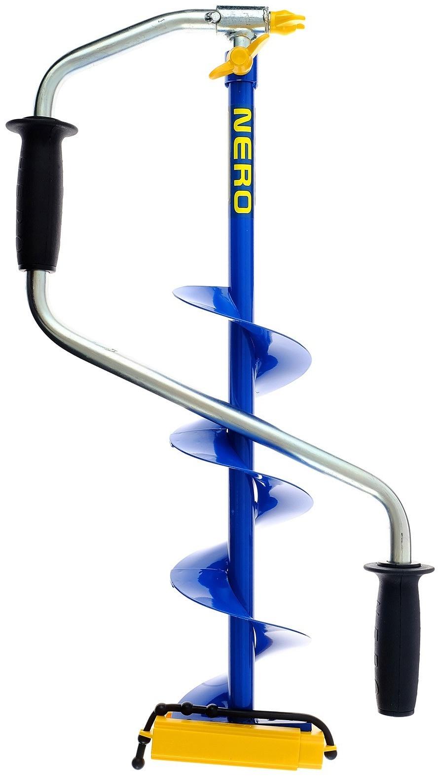 Ледобур NERO-MINI-130Т телескопический, L-шнека-0.36 м, L-транспортировочная 0.6 м, L-рабочая 1 м, 2.25 кг