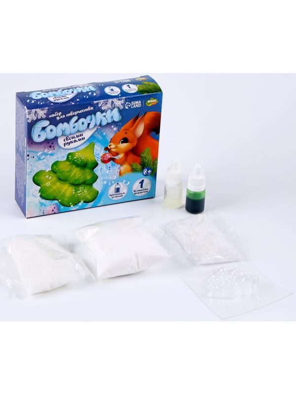 Бомбочки для ванн своими руками «Рождественская ёлочка»