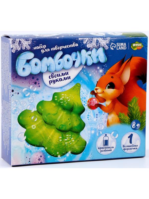 Бомбочки для ванн своими руками «Рождественская ёлочка»