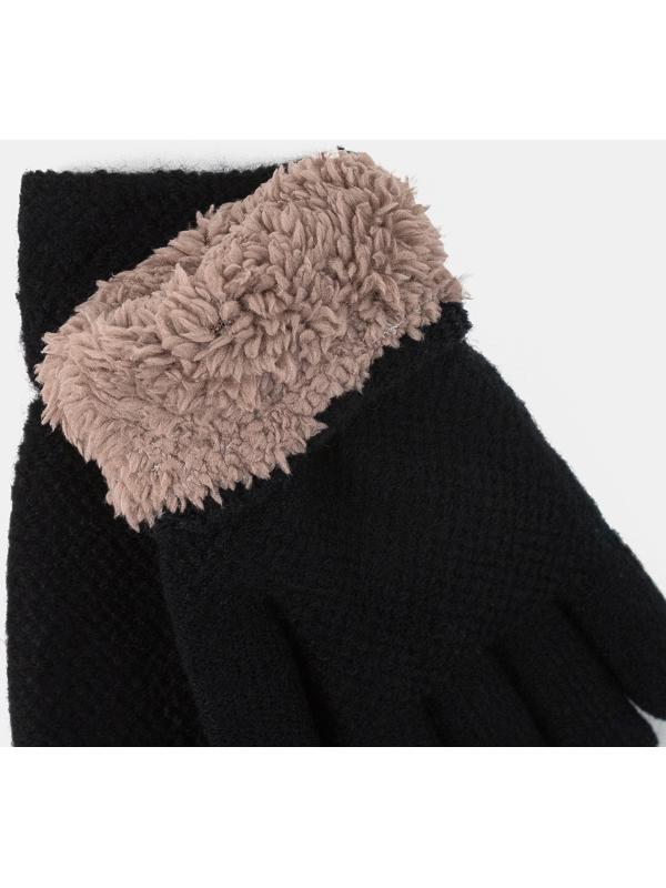 Термоперчатки мужские, цвет чёрный, размер 9-10