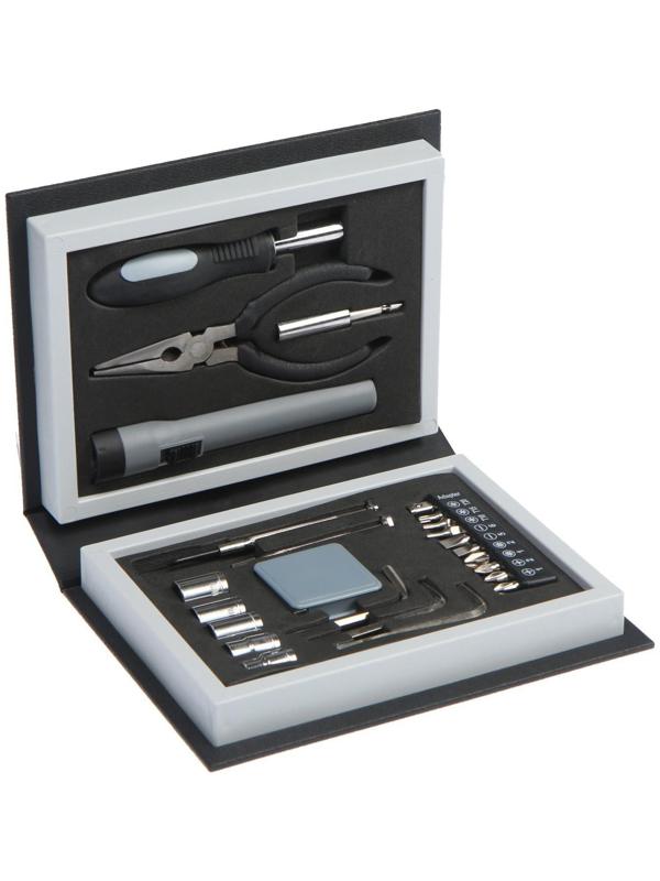 Набор инструментов ТУНДРА, подарочный пластиковый кейс 