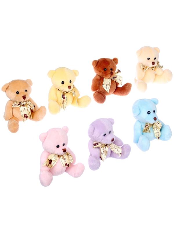 Мягкая игрушка «Мишка с бантом», цвета МИКС