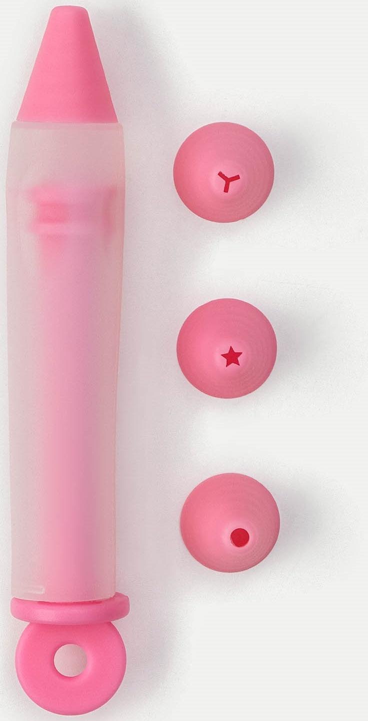 Шприц кондитерский Доляна «Силиса», 4 насадки, 15×2,5×2,5 см