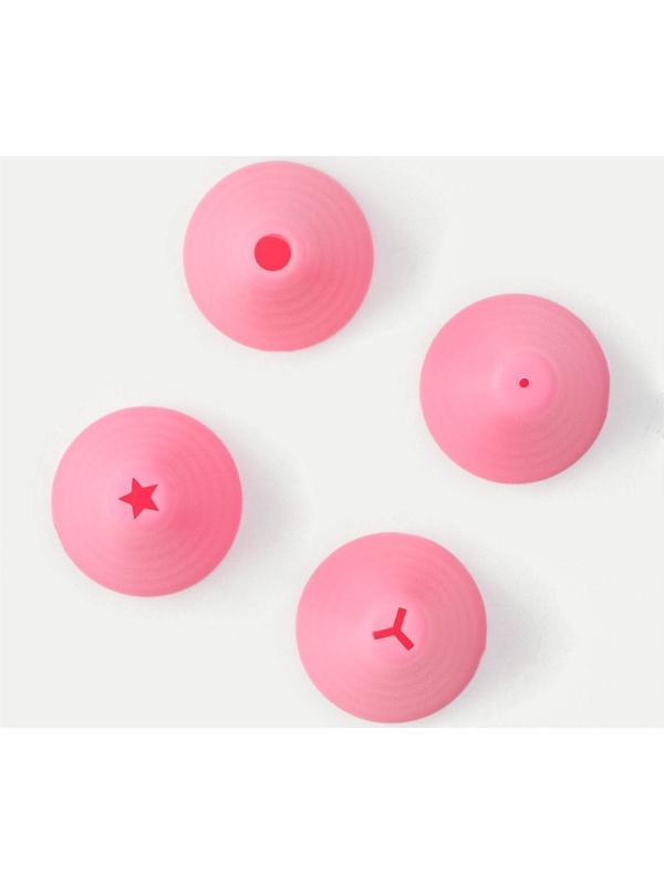 Шприц кондитерский Доляна «Силиса», 4 насадки, 15×2,5×2,5 см