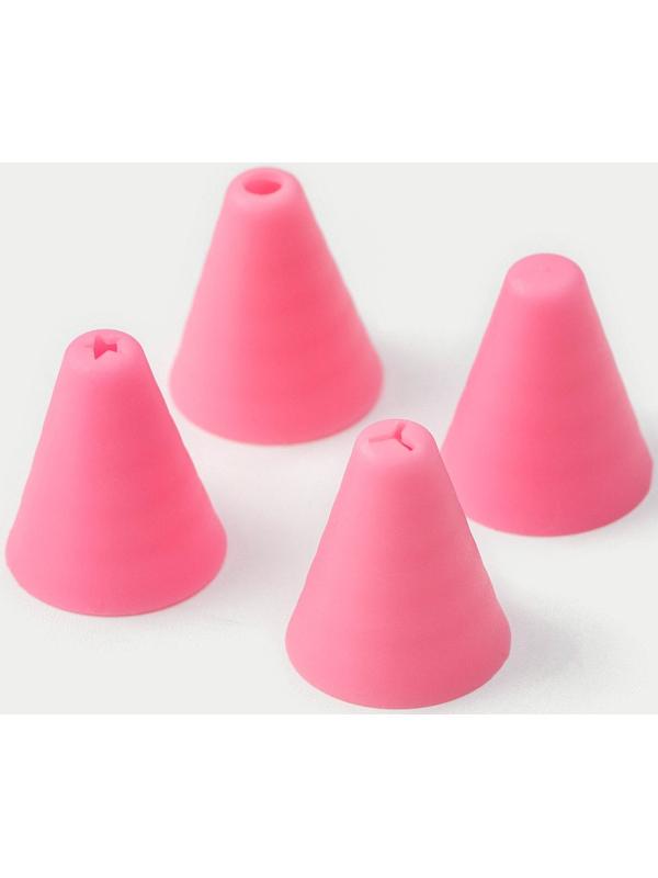 Шприц кондитерский Доляна «Силиса», 4 насадки, 15×2,5×2,5 см