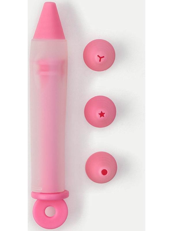 Шприц кондитерский Доляна «Силиса», 4 насадки, 15×2,5×2,5 см