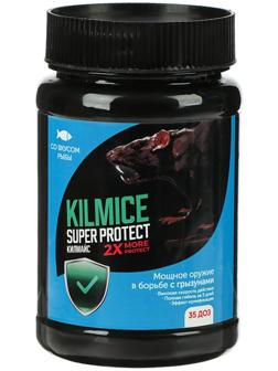 Средство от грызунов Килмайс парафинированные брикеты, банка 180 г, рыба