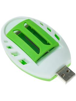 Фумигатор LuazON LRI-10, работает от USB, бело-зеленый